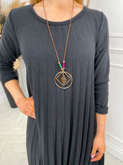 Katie Knitted Dress - Black