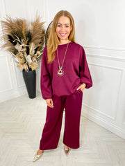 Mirren Two Piece - Burgundy