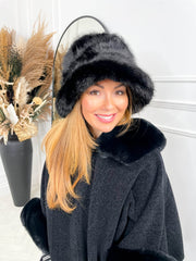 Sable Fur Hat - Black