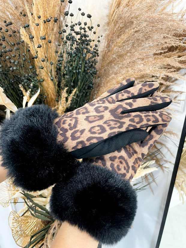 Ava Glove - Leopard Print
