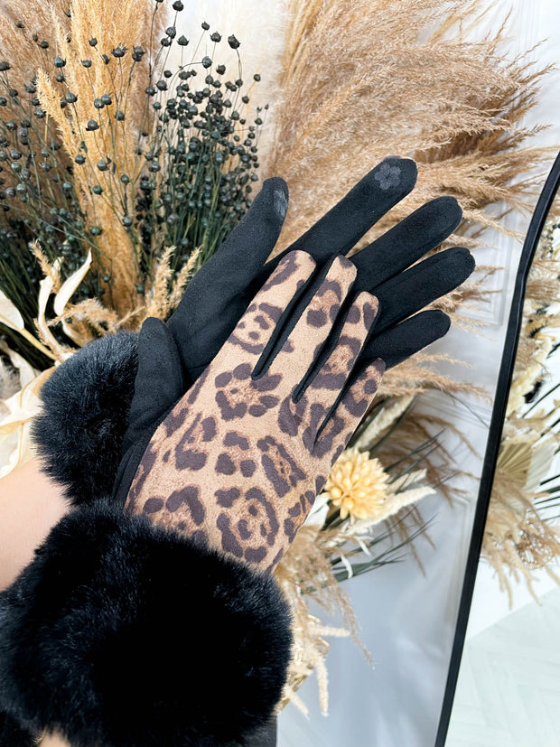 Ava Glove - Leopard Print