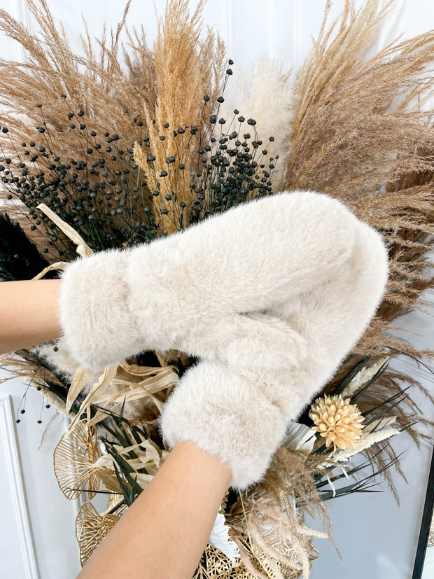 Toronto Mittens -Beige