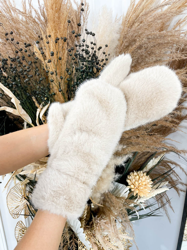 Toronto Mittens -Beige