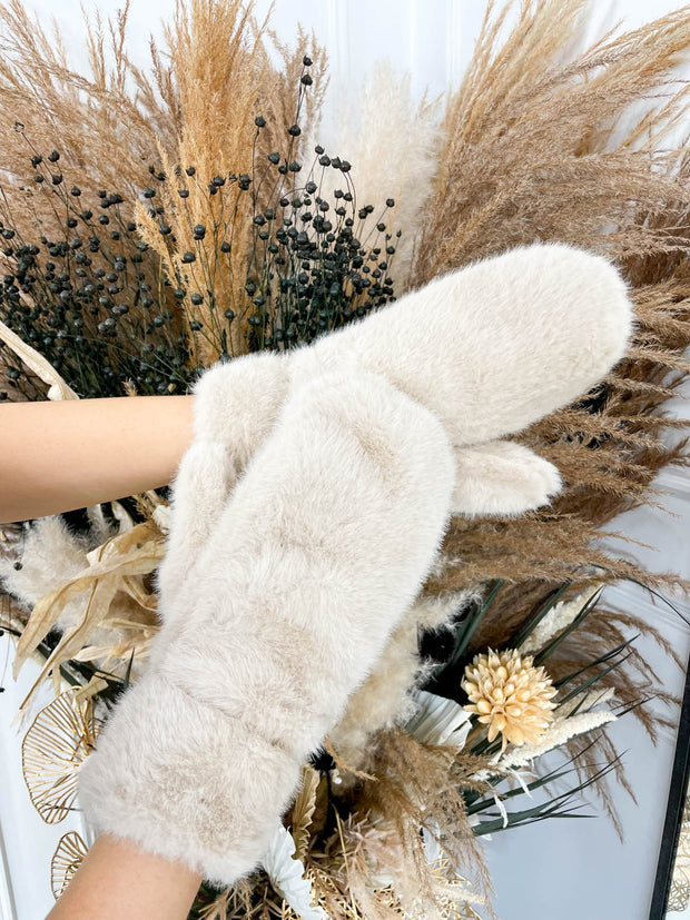 Toronto Mittens -Beige