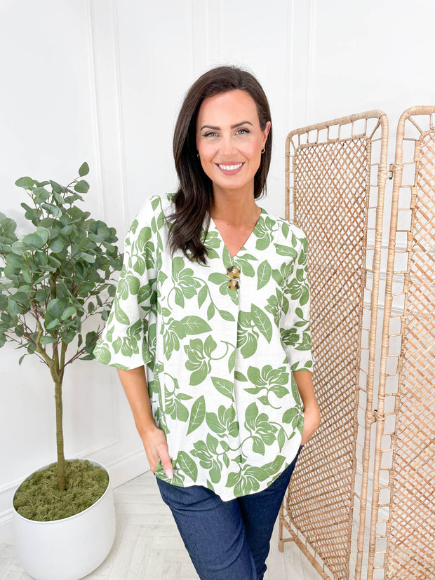 Fern Blouse - Botanical