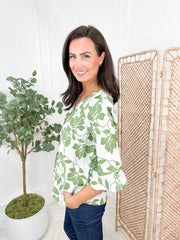 Fern Blouse - Botanical