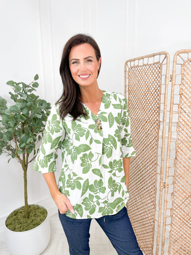 Fern Blouse - Botanical