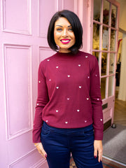 Rebecca Knit - Burgundy
