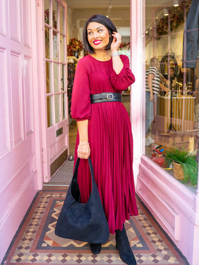 The Everyday Dress - Burgundy