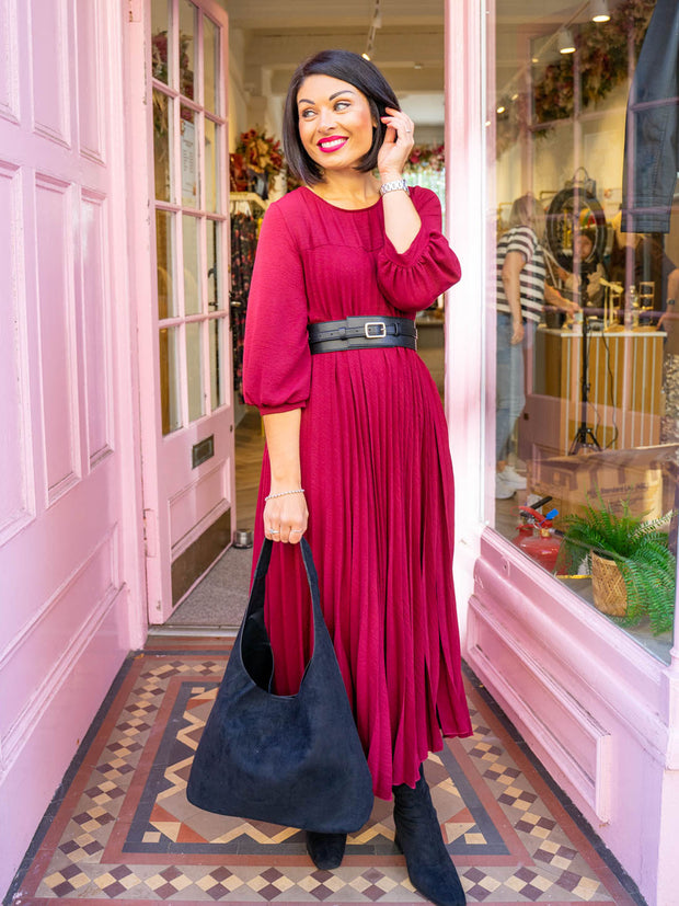 The Everyday Dress - Burgundy