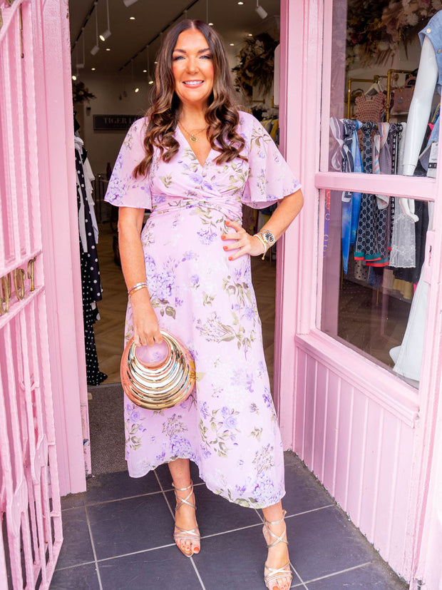 Daria Dress - Lilac Floral – Tiger Lily Boutique