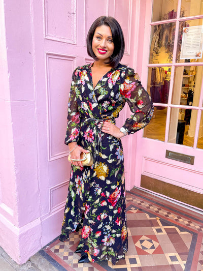 Bunty Wrap Dress by HOPE & IVY