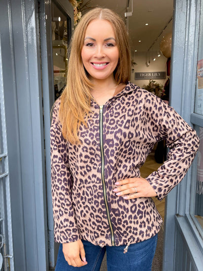 Kimberly Leopard Hoodie