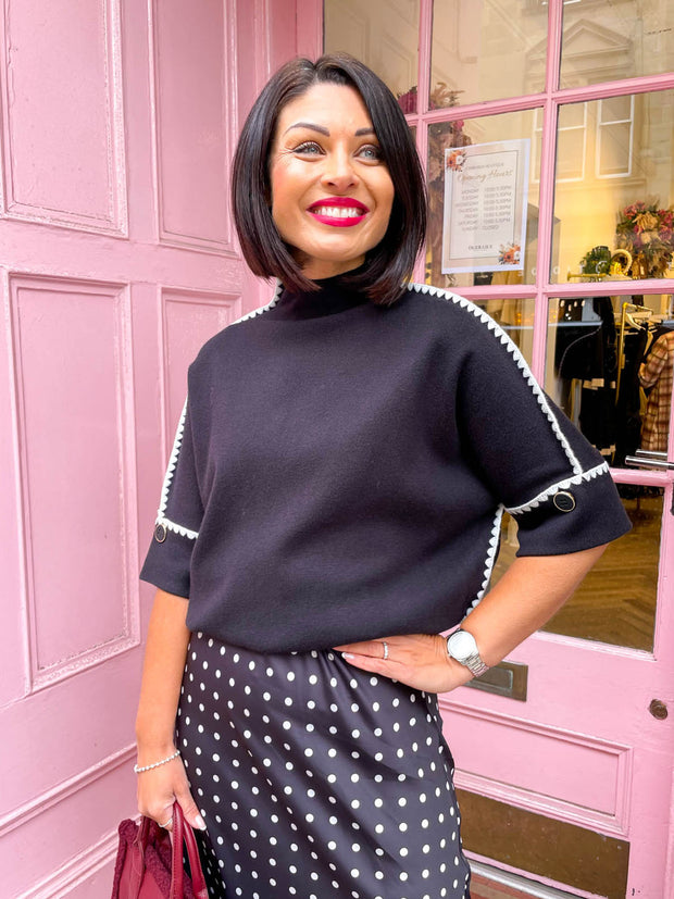 Rozanne Jumper -Black