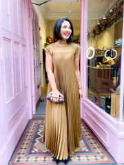 The Satin Everyday Dress - Bronze