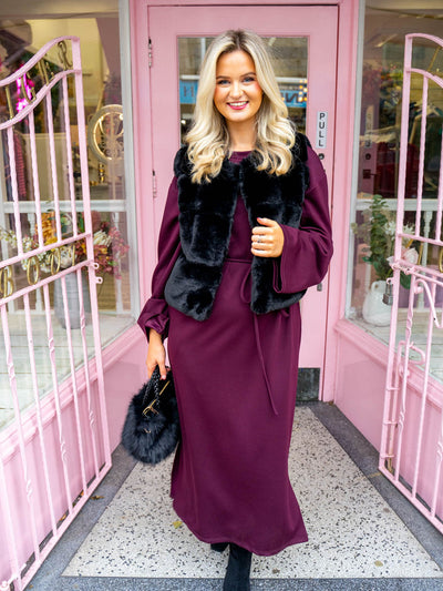 Emery Dress - Burgundy