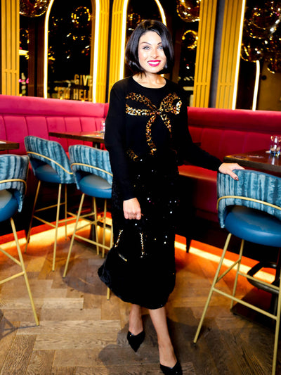 Nova Midi Skirt - Black