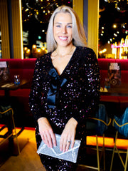 Elena Bow Top - Plum