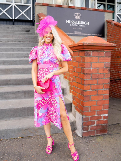 Aurora Dress - Pink Animal