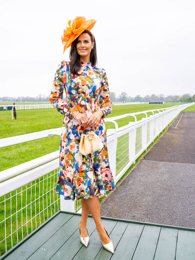 Levi Dress - Orange Floral