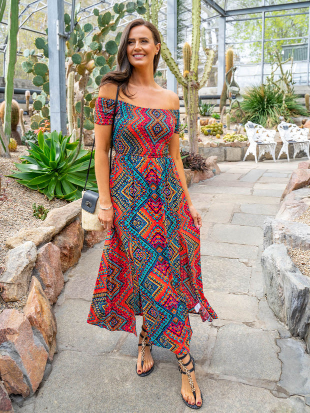 Penelope Dress - Aztec