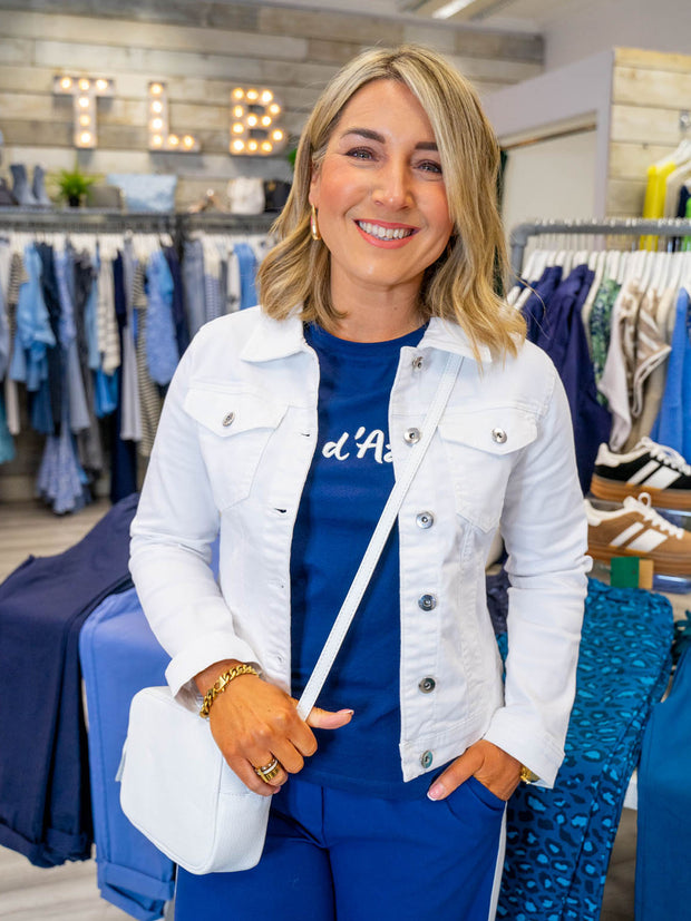 Donna Denim Jacket - White
