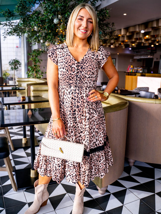 Cally Dress - Cheetah