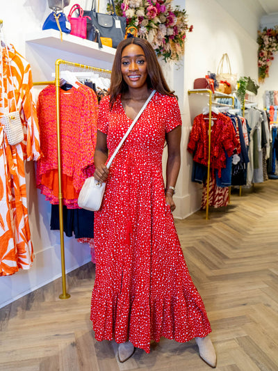 Micha Dress - Red Spot