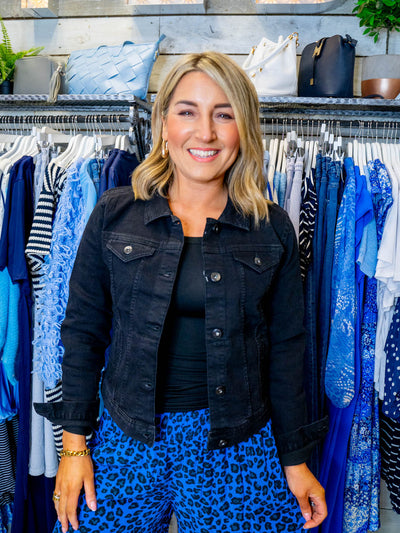 Devaney Denim Jacket - Black