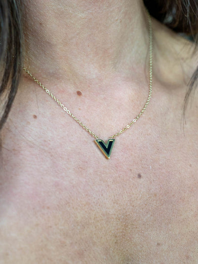 Pyramid Necklace - 2 Colours