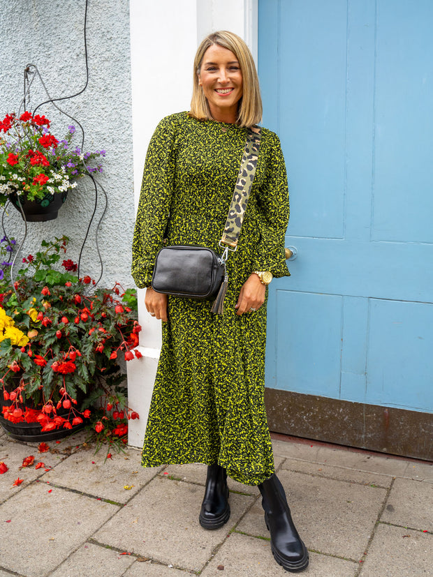 Malia Dress - Yellow Floral
