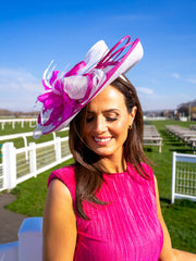 Flossie Fascinator - Fuchsia
