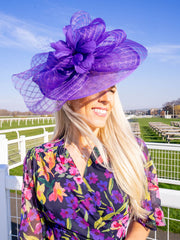 Flora Fascinator - Purple