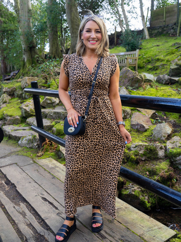 Erika Dress - Leopard