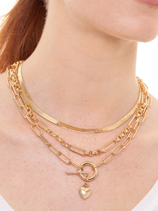 Layers To Your Heart Necklace - 2 Colours
