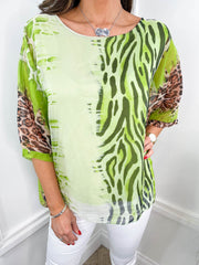 Krista Top Leopard - 4 Colours