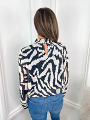 Tamara Blouse - Zebra