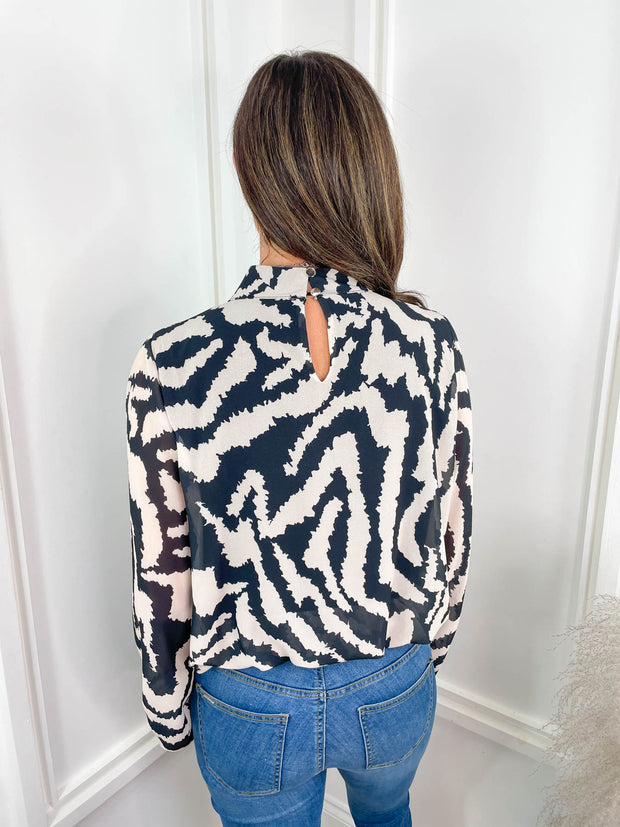 Tamara Blouse - Zebra