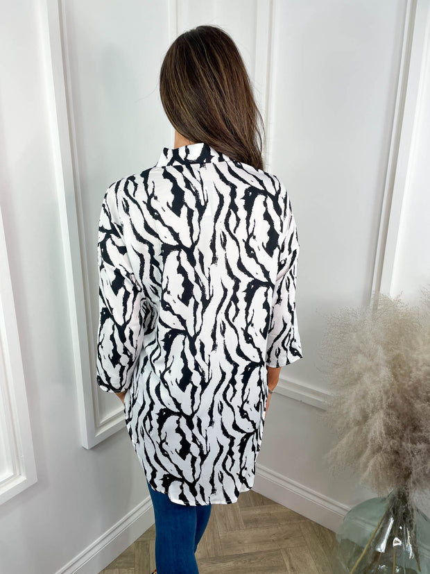 Opal Shirt - Zebra