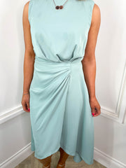 Olive Dress - Duck Egg