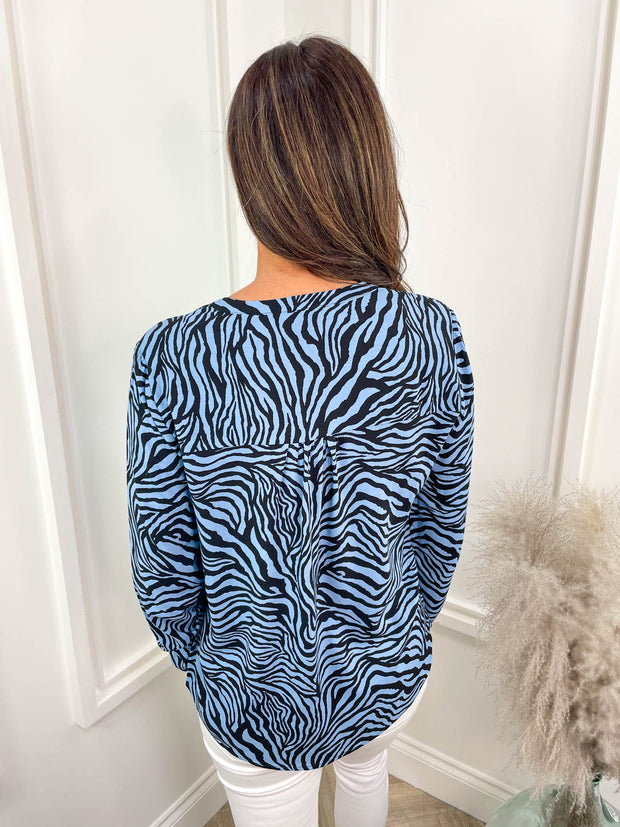 Macy Blouse - Zebra