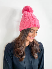 Hollie Pom Pom Hat - 5 Colours