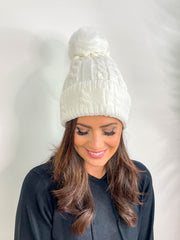 Hollie Pom Pom Hat - 5 Colours