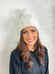 Hollie Pom Pom Hat - 5 Colours