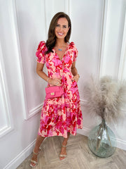 Verity Dress - Pink Floral