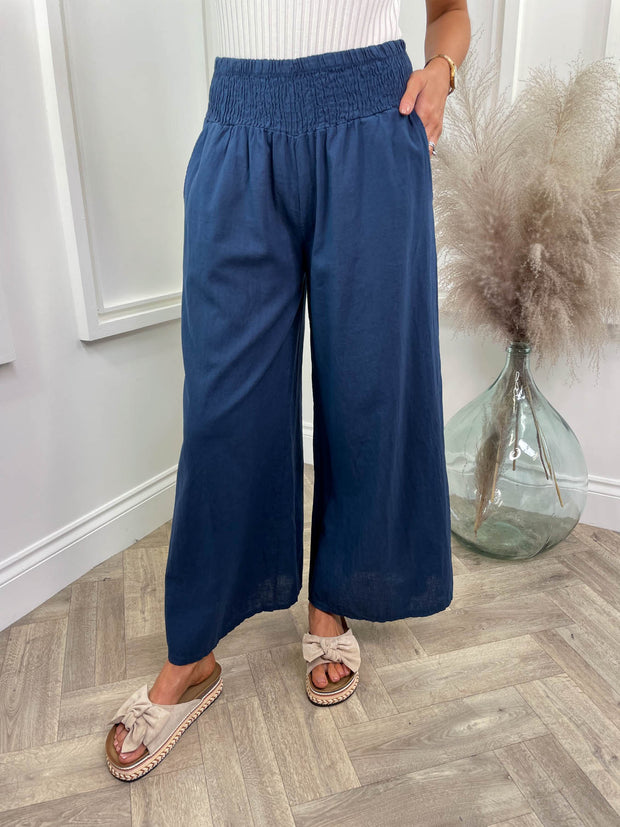 Linen Palazzo Pants - 5 Colours