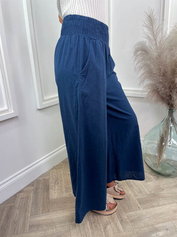 Linen Palazzo Pants - 5 Colours