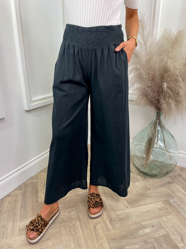 Linen Palazzo Pants - 5 Colours