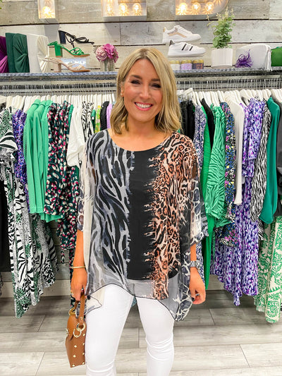 Krista Top Leopard - 4 Colours